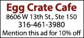 Egg Crate Cafe Sponsorship Banner