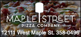 Maple Street Pizza Company Sponsorship Banner