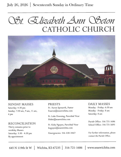 July 26, 2026 Seventeenth Sunday in Ordinary Time